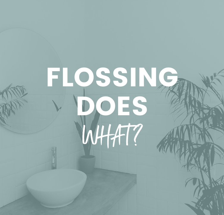 Flossing Does What?