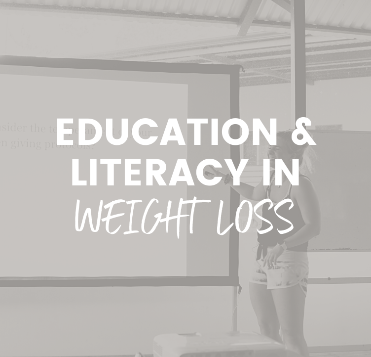 Education Literacy and Weight Loss Presentation